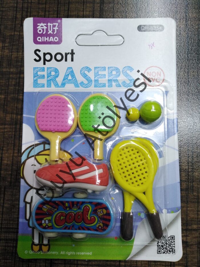 Sport Temalı Oyuncak Silgi Modeli - Görsel 1